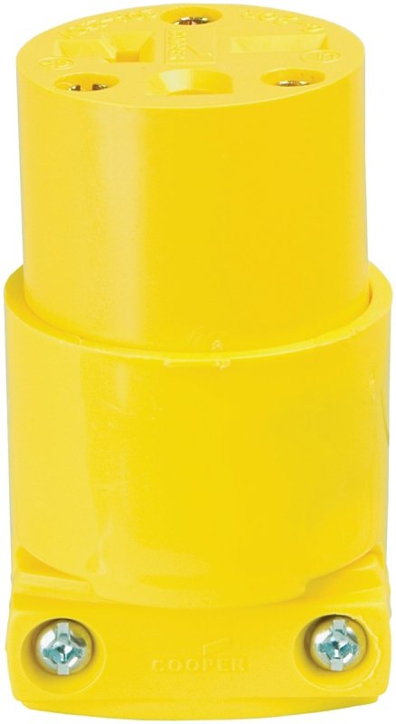 CONNECTOR YELLOW 20A 250V     