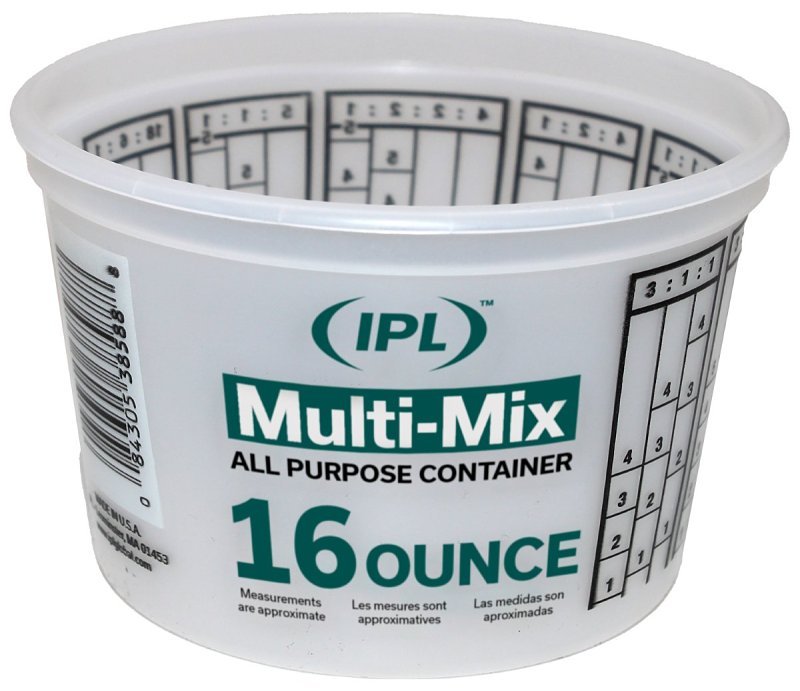 CONTAINER MIX PLASTIC 16OZ    