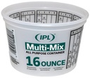 CONTAINER MIX PLASTIC 16OZ    