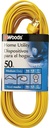 CORD EXT INDR FLT16/3X50FT YEL