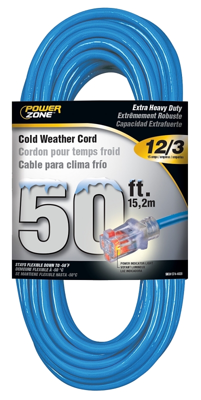 CORD EXT OTDR RD CLD 12/3X50FT