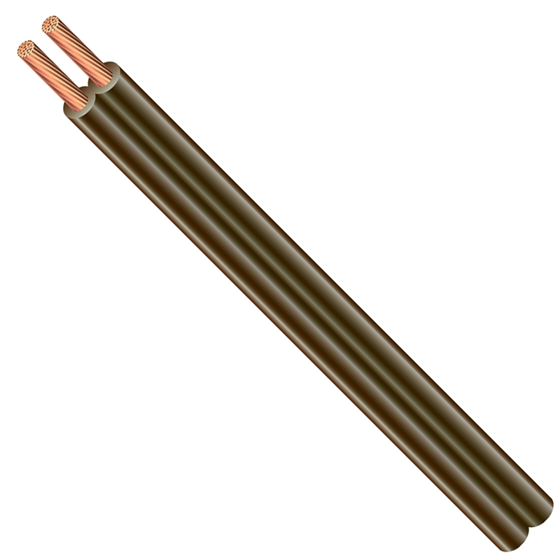 CORD LAMP 18/2 10A 250FT BROWN