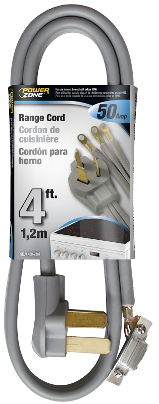 CORD RANGE 50A 6/2-8/1X4FT GRY