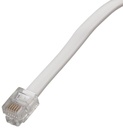CORD TELEPHONE LINE 12FT WHITE