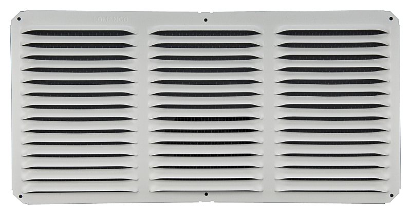 [4218673] CORNICE VENT 8X16IN WHITE ALUM