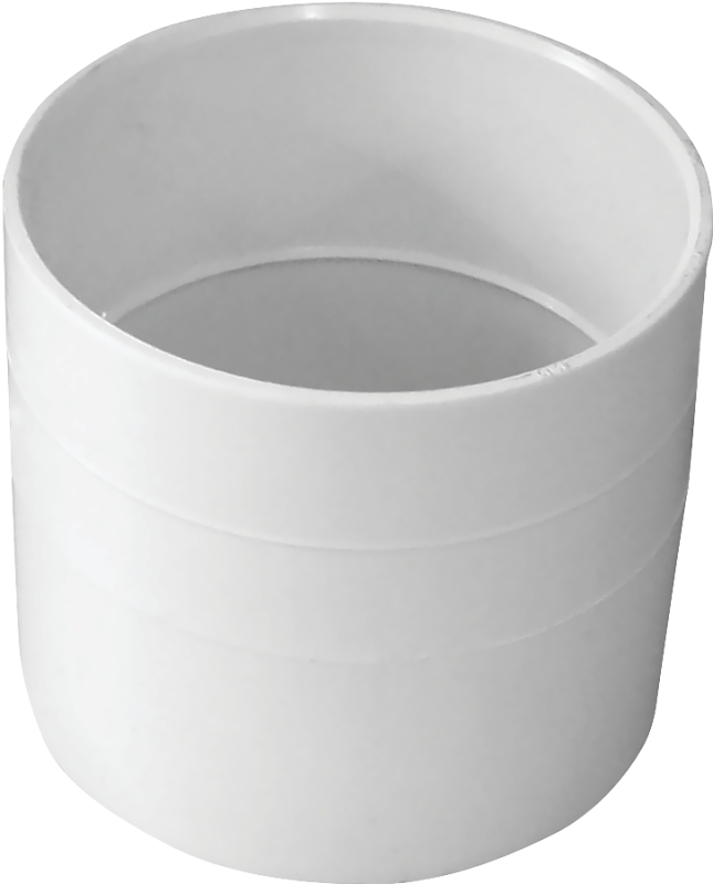 COUPLING DRAIN PVC S&D HUB 6IN