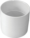 COUPLING DRAIN PVC S&D HUB 6IN