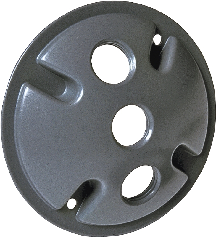 COVER LAMPHLDER ROUND GRAY    