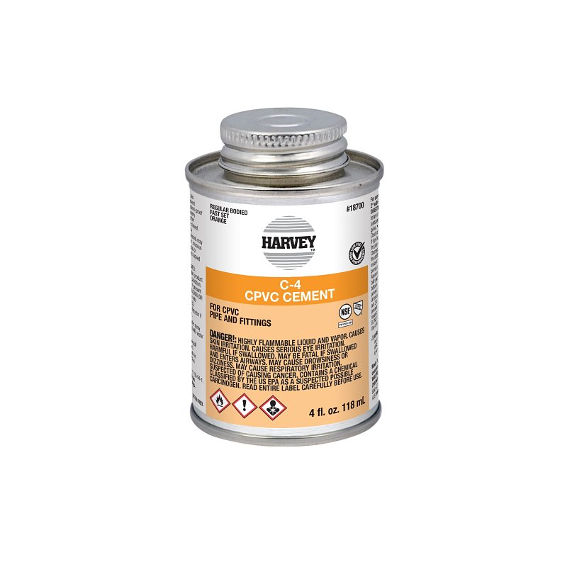 CPVC CEMENT ORANGE 4 OZ       