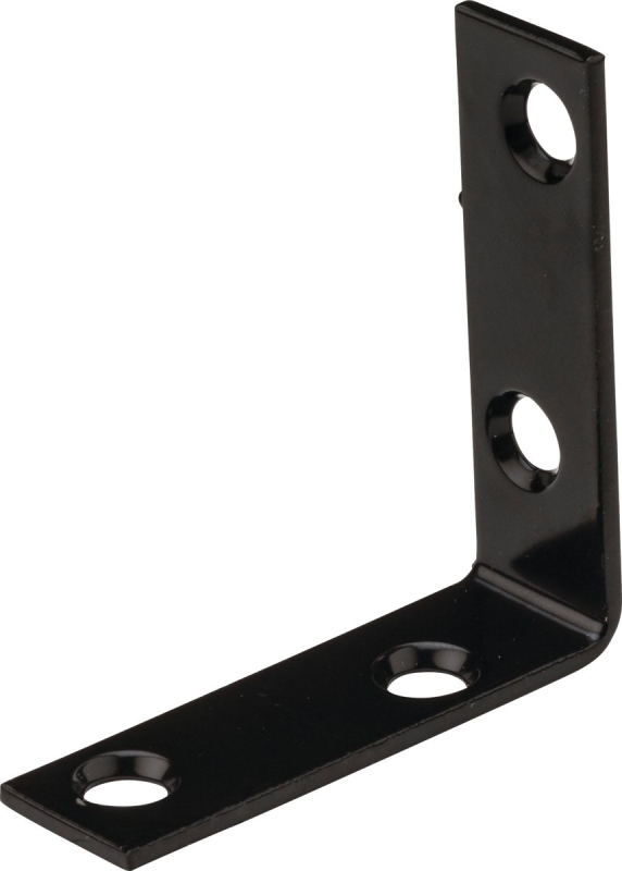 CRNR BRACE 2X5/8IN BLK        