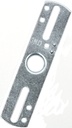 CROSSBAR 4IN FLAT 1/4 IP ZINC 