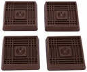 CUP SQUARE RUBBER 2IN BROWN   