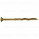 DCK SCREW EXT TAN NO10X3-1/2IN