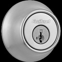 DEADBOLT DBL CYL SATIN CHROME 