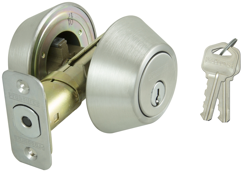 DEADBOLT DBL CYL SS KA3 BOX PK