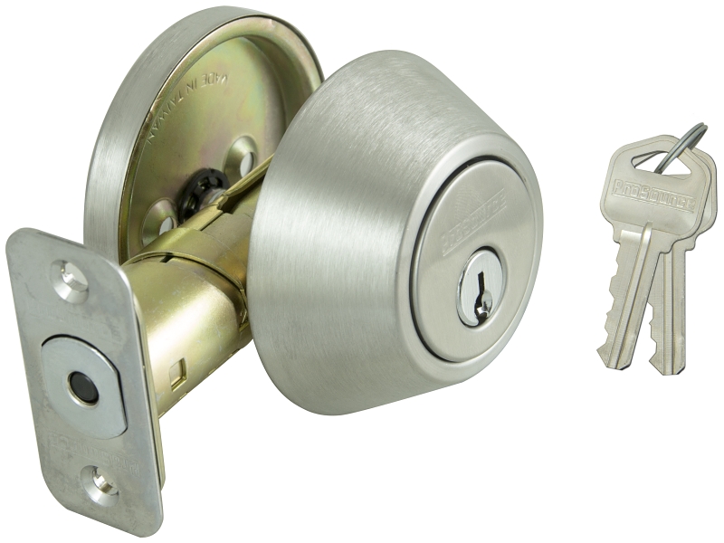 DEADBOLT SINGLE CYL SS KA3 BOX