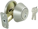 DEADBOLT SINGLE CYL SS KA3 BOX