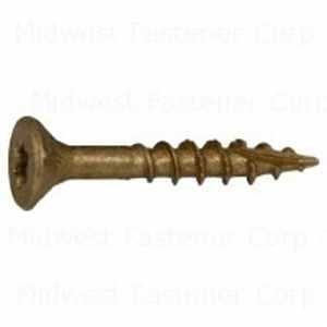 DECK SCREW EXT TAN NO9X1-1/2IN