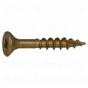 DECK SCREW EXT TAN NO9X1-1/4IN