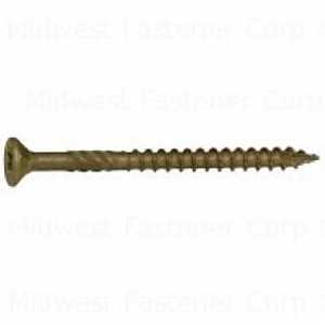 DECK SCREW EXT TAN NO9X2-1/2IN