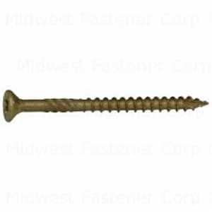 DECK SCREW EXT TAN NO9X2-1/2IN