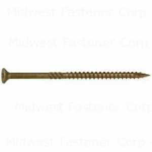 DECK SCREW EXTR TAN NO10 X 4IN