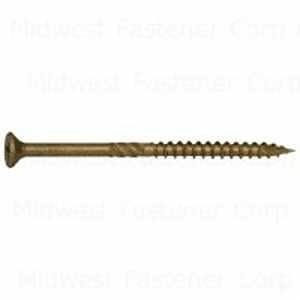 [4534665] DECK SCREW EXTR TAN NO9 X 3IN 