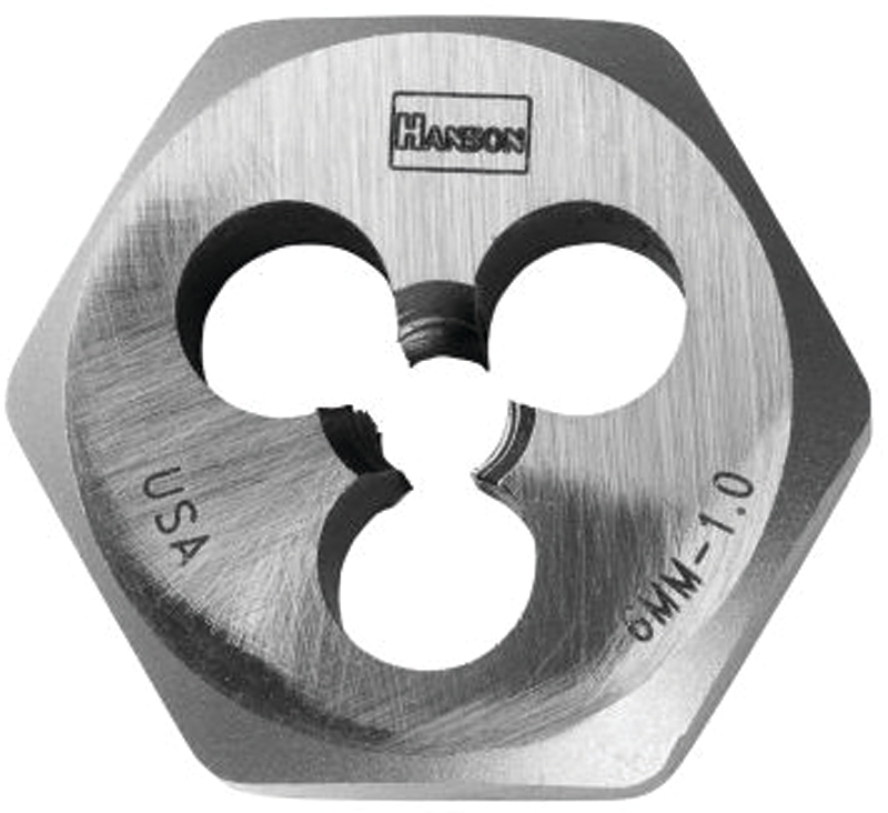 DIE HEXAGON 4MM-0.70MM MET STL