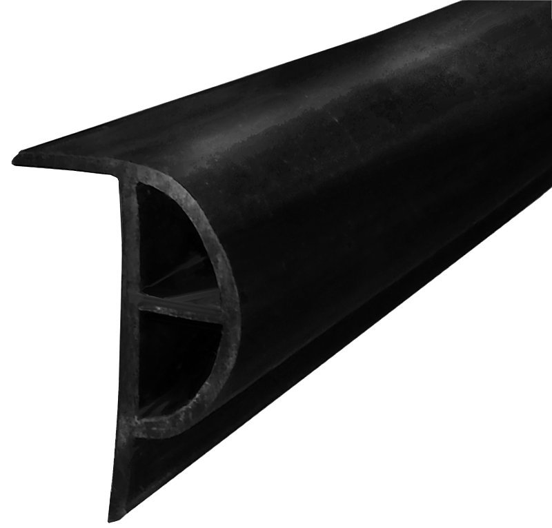 [4716148] DOCK BUMPER REIN PVC BLACK 8FT