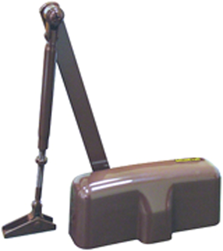 DOOR CLOSER RES 38 IN BROWN   