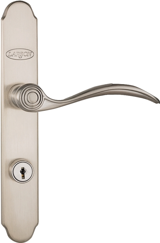 DOOR HANDLE SET BRUSHED NICKEL