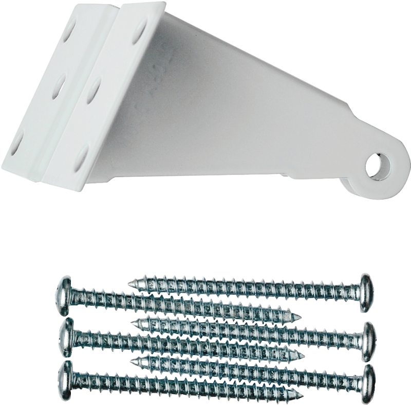DOOR JAMB REPAIR BRACKET WHITE