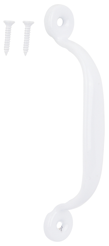 DOOR PULL 4-3/4IN WHITE COATED