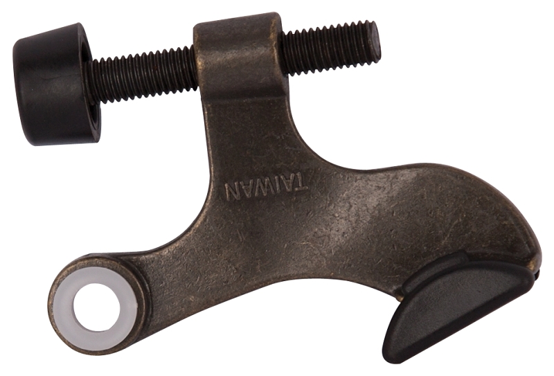 DOOR STOP DLX HNG PIN ANT BRS 
