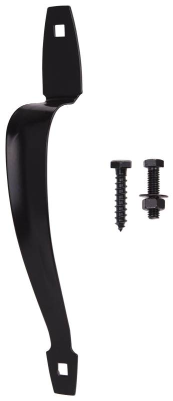 DOOR/GATE PITCHER PULL BLK STL
