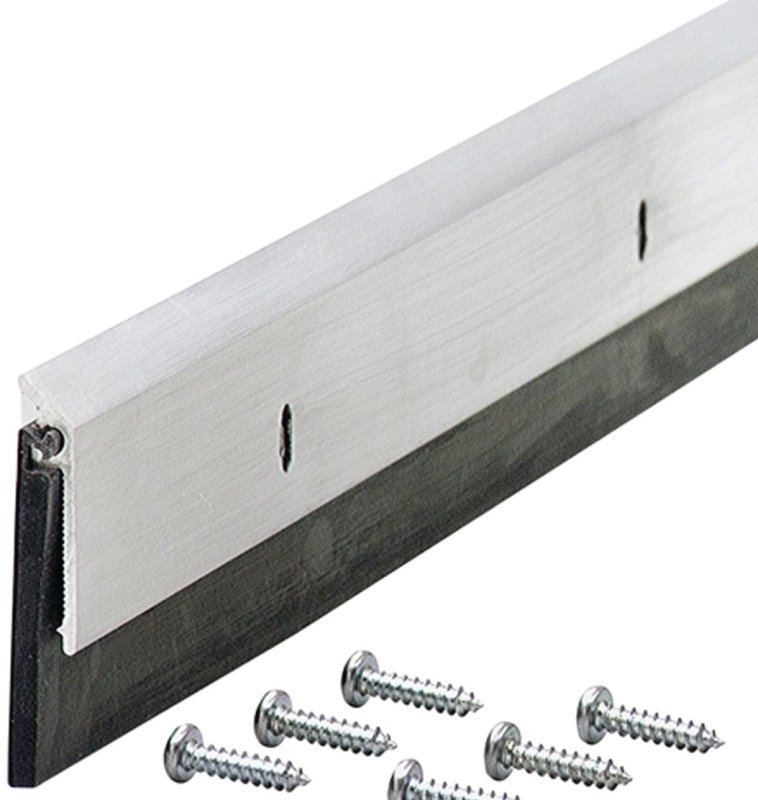 DOORSWEEP ALUM/RUBR MILL 48IN 