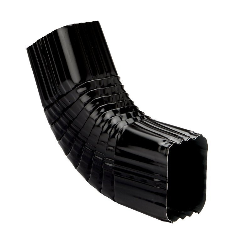 DOWNSPOUT B-ELBOW AL BLK 2X3IN