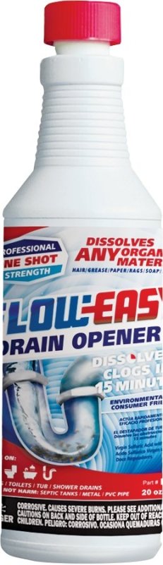 DRAIN CLEANER FLOWEASY 20OZ   