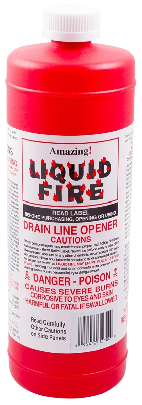 DRAIN OPENER LIQ FIRE 32OZ    