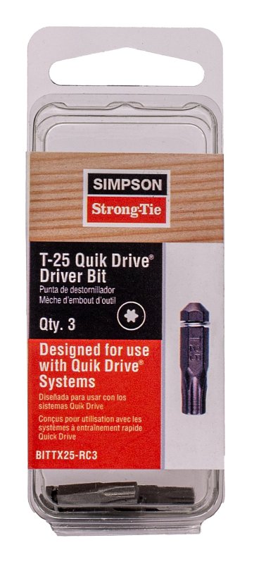 DRIVE BIT T25 6L TORX         