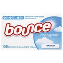 DRYR SHEET FREE-N-GENTLE 105CT