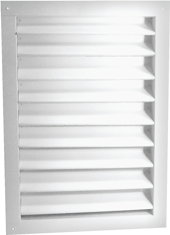 DUAL LOUVER 18X24IN WHITE ALUM