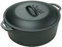 DUTCH OVEN W/COVER 5QT 10.25IN