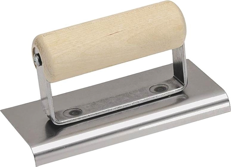 EDGER CONCR 1/4IN RAD 6X4IN SS