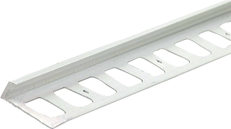 EDGING TILE LSHPD SATSLVR 96IN
