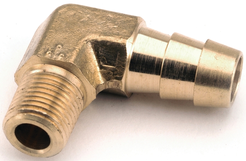 ELBOW BRASS 3/8BARB X 1/4MPT  