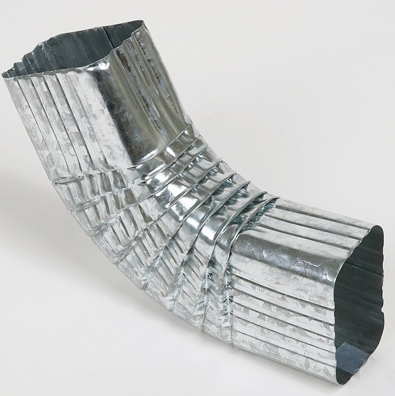 ELBOW GUTTER SQ COR 28GA 2X3IN
