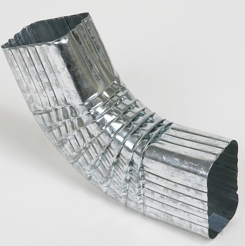 ELBOW GUTTER SQ COR 28GA 2X3IN