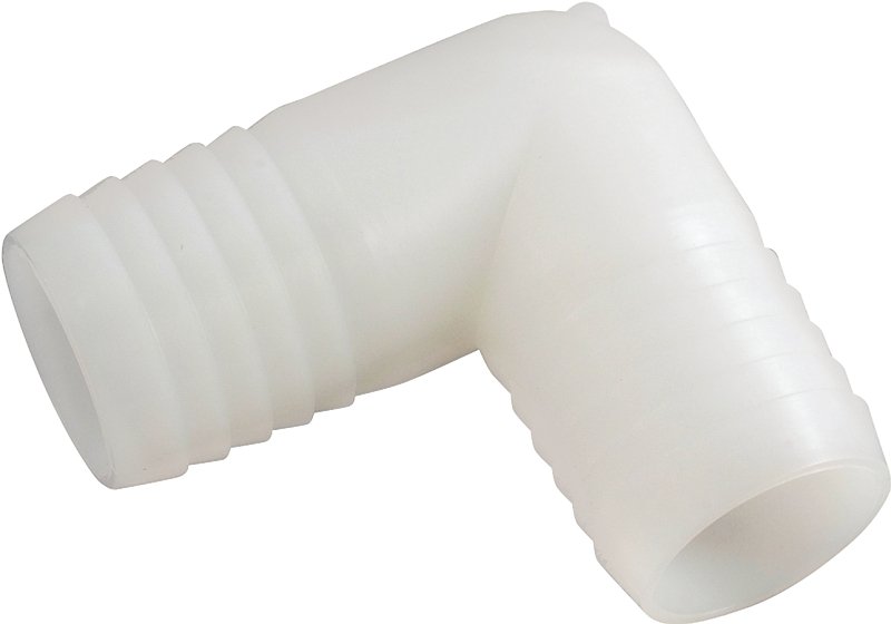 ELBOW NYLON BARB 3/8 IN       
