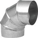 ELBOW PIPE 90DEG 26GA 6IN GLV 